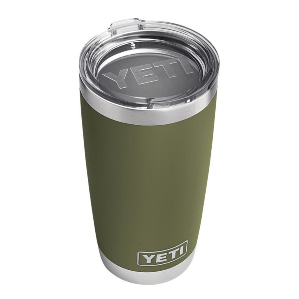 Yeti 20 oz Rambler Tumbler Olive Green
